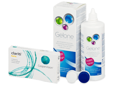 Clariti Toric (6 Lentillas) + Gelone 360 ml