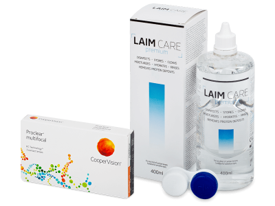 Proclear Multifocal (3 Lentillas) + Laim-Care 400 ml
