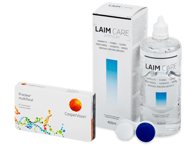 Proclear Multifocal (3 Lentillas) + Laim Care 400 ml