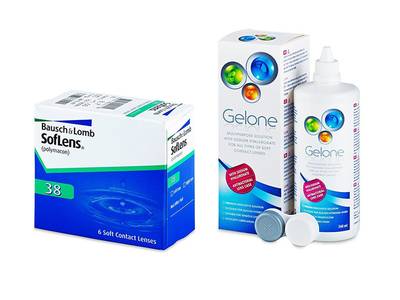 SofLens 38 (6 Lentillas) + Gelone 360 ml - Diseño antiguo