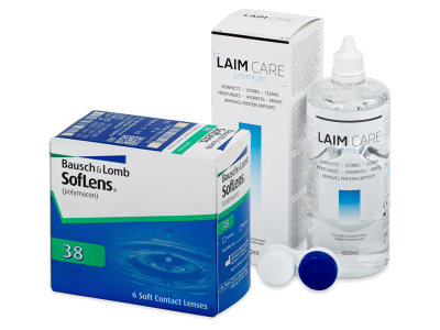 SofLens 38 (6 Lentillas) + Laim Care 400 ml - Pack ahorro