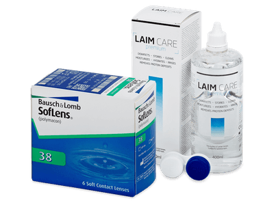 SofLens 38 (6 Lentillas) + Laim Care 400 ml