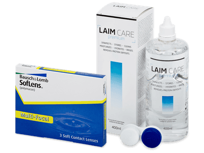 SofLens Multi-Focal (3 Lentillas) + Laim Care 400 ml - Pack ahorro