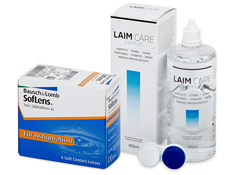 SofLens Toric (6 Lentillas) + Laim Care 400 ml - Pack ahorro