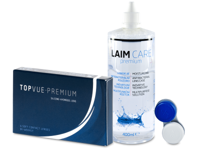 TopVue Premium (6 lentillas) + Líquido Laim-Care 400ml