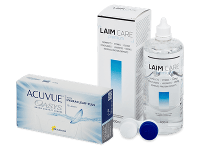 Acuvue Oasys (12 Lentillas) + Laim Care 400 ml