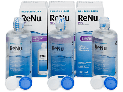 Líquido ReNu MPS Sensitive Eyes 3 x 360 ml 