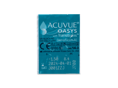 Acuvue Oasys with Transitions (6 lentillas) - Previsualización del blister