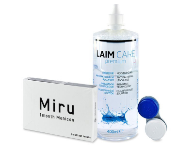 Miru Monthly (6 lentillas) + Laim-Care 400 ml