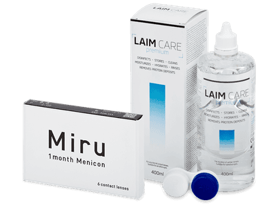 Miru 1month Menicon (6 lentillas) + Laim Care 400 ml