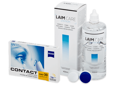 Carl Zeiss Contact Day 30 Spheric (6 lentillas) + Laim Care 400 ml