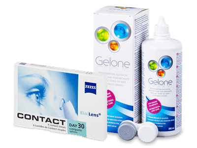 Carl Zeiss Contact Day 30 Compatic (6 lentillas) +Gelone 360 ml