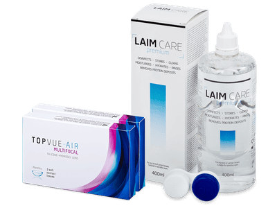 TopVue Air Multifocal (6 lentillas) + Laim Care 400 ml