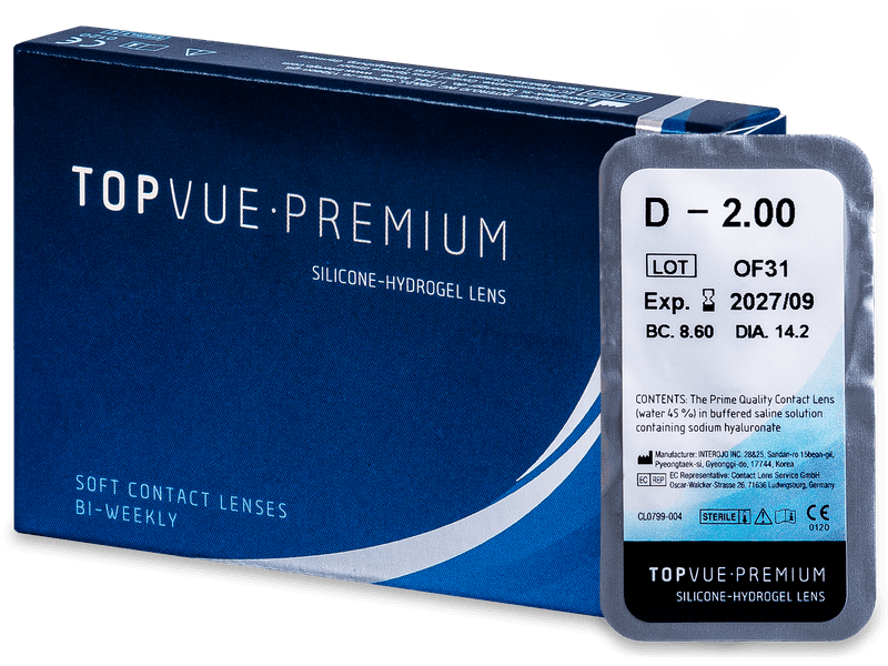TopVue Premium (1 lentilla) - Lentillas quincenales