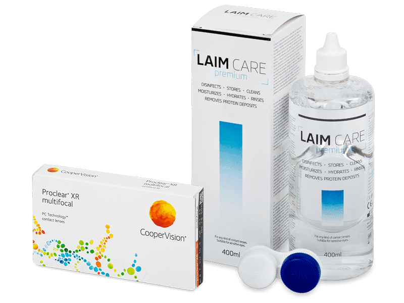 Proclear Multifocal XR (6 Lentillas) + Laim Care 400 ml - Pack ahorro