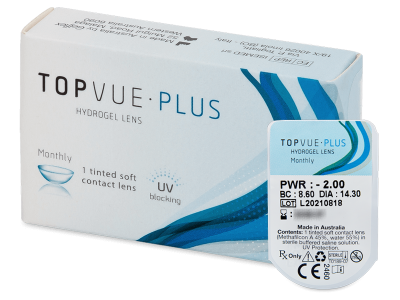 TopVue Plus (1 lentilla) - Lentillas mensuales