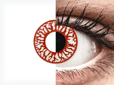 ColourVUE Crazy Lens - Blood Shot - Diarias sin graduación (2 Lentillas)