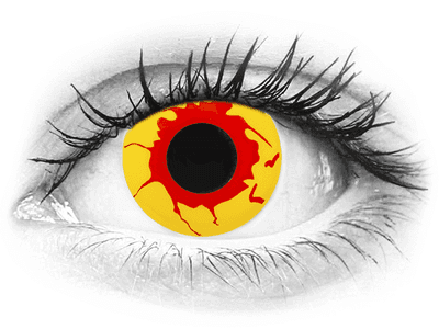 ColourVUE Crazy Lens - Reignfire - Diarias sin graduación (2 Lentillas)