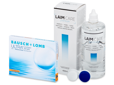 Bausch + Lomb ULTRA for Astigmatism (3 lentillas) + Laim-Care 400 ml