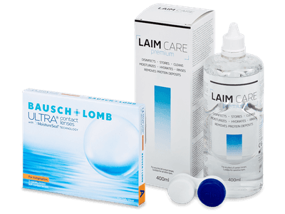 Bausch + Lomb ULTRA for Astigmatism (3 lentillas) + Laim-Care 400 ml