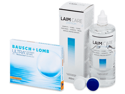 Bausch + Lomb ULTRA for Astigmatism (3 lentillas) + Laim Care 400 ml