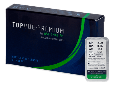 TopVue Premium for Astigmatism (1 Lente)