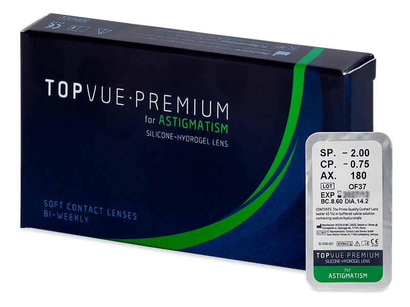 TopVue Premium for Astigmatism (1 Lente) - Lentillas tóricas