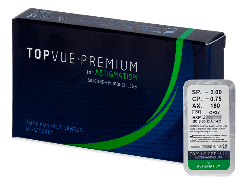 TopVue Premium for Astigmatism (1 Lente) - Lentillas tóricas