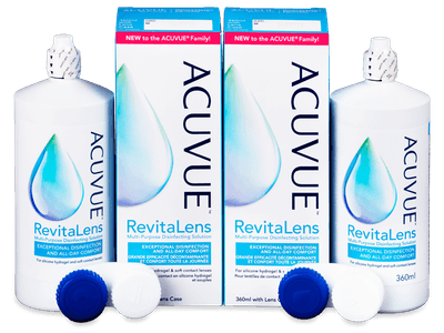 Líquido de limpieza Acuvue RevitaLens 2x 360 ml