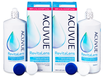 Líquido de limpieza Acuvue RevitaLens 2x 360 ml 