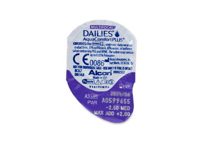 Dailies AquaComfort Plus Multifocal (90 lentillas) - Previsualización del blister