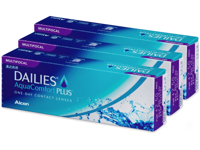 Dailies AquaComfort Plus Multifocal (90 lentillas) - Lentillas multifocales