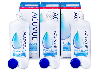 Líquido de limpieza Acuvue RevitaLens 3x 300 ml
