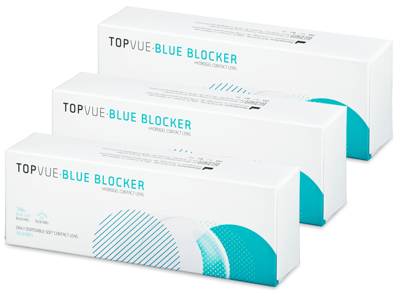 TopVue Blue Blocker (90 lentillas) - Lentillas diarias desechables