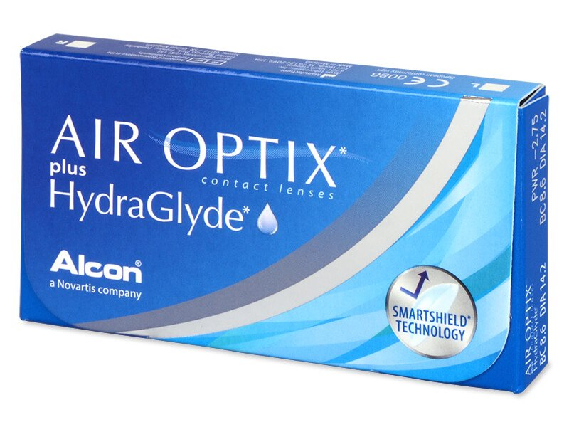 Air Optix plus HydraGlyde (6 lentillas) - Lentillas mensuales