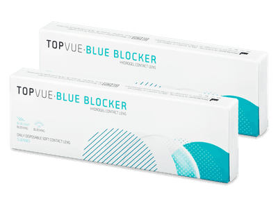 TopVue Blue Blocker (5 pares) - Lentillas diarias desechables