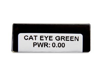CRAZY LENS - Cat Eye Green - Diarias sin graduación (2 Lentillas) - Previsualización de atributos