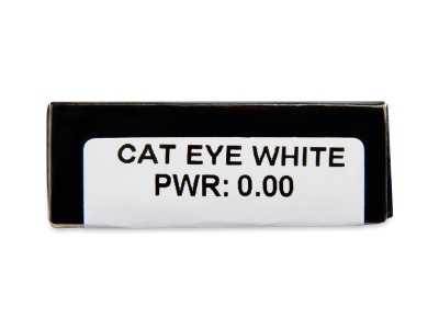 CRAZY LENS - Cat Eye White - Diarias sin graduación (2 Lentillas) - Previsualización de atributos