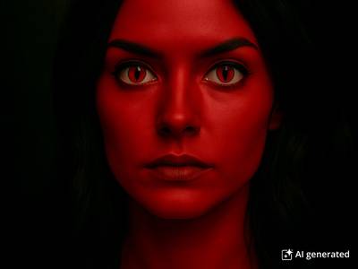 CRAZY LENS - Cat Eye Red - Diarias sin graduación (2 Lentillas) - Foto ilustrativa