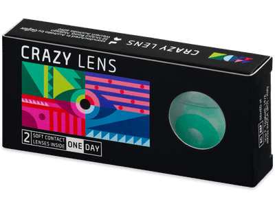 CRAZY LENS - Emerald Green - Diarias Graduadas (2 Lentillas) - Lentillas de colores