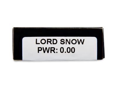 CRAZY LENS - Lord Snow - Diarias sin graduación (2 Lentillas) - Previsualización de atributos