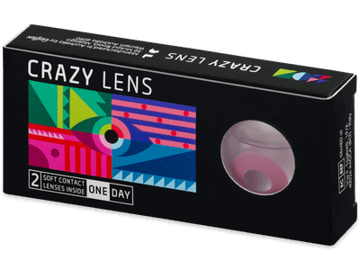 CRAZY LENS - Solid Rose - Diarias Graduadas (2 Lentillas)