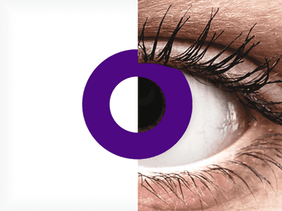 CRAZY LENS - Solid Violet - Diarias Graduadas (2 Lentillas)