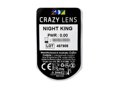 CRAZY LENS - Night King - Diarias sin graduación (2 Lentillas) - Previsualización del blister