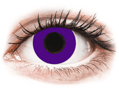 CRAZY LENS - Solid Violet - Diarias sin graduación (2 Lentillas)