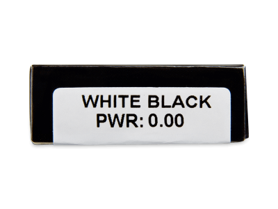 CRAZY LENS - White Black - Diarias sin graduación (2 Lentillas) - Previsualización de atributos