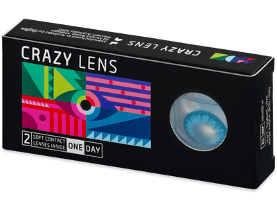 CRAZY LENS - White Walker - Diarias Graduadas (2 Lentillas) - Lentillas de colores