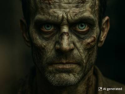 CRAZY LENS - Zombie Virus - Diarias Graduadas (2 Lentillas) - Foto ilustrativa