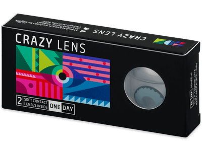 CRAZY LENS - Zombie Virus - Diarias Graduadas (2 Lentillas) - Lentillas de colores