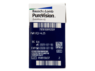 PureVision (6 Lentillas) - Previsualización de atributos